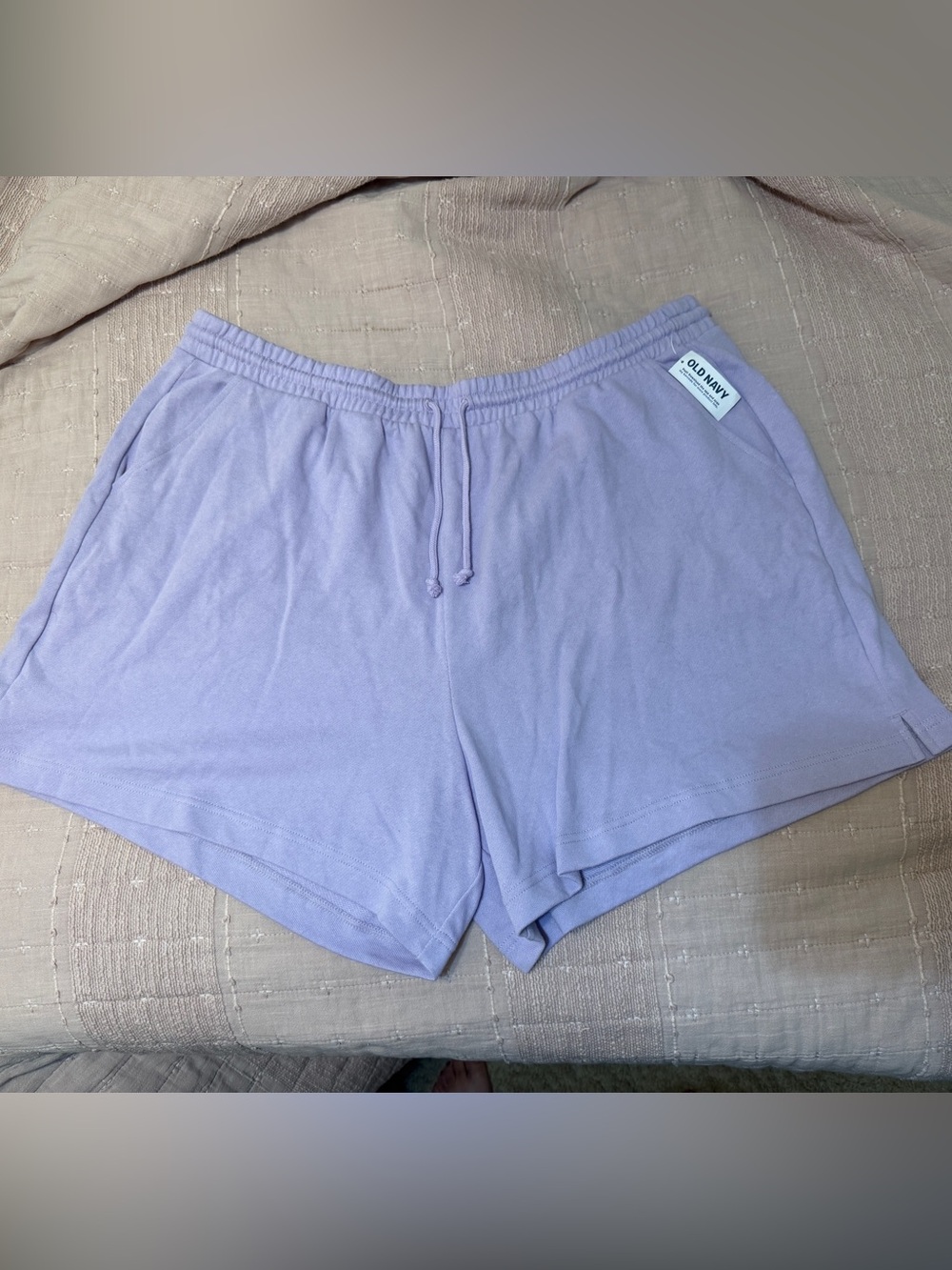 Old Navy Lilac Drawstring Athletic Lounge Shorts